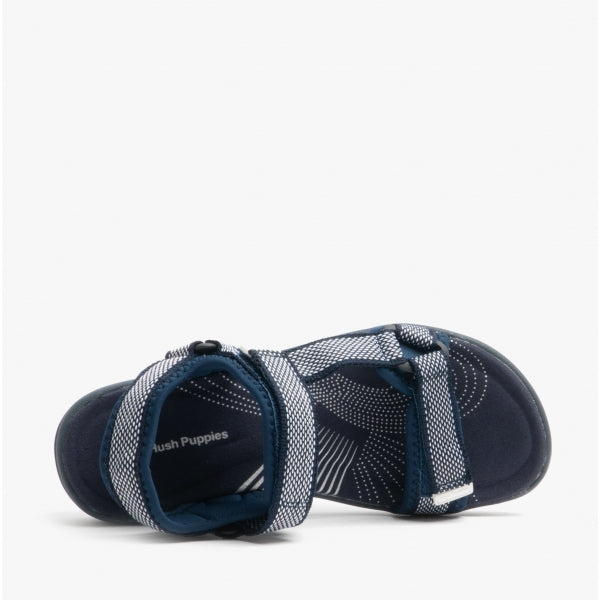 Hush Puppies SARA Womens Sports Sandals Navy