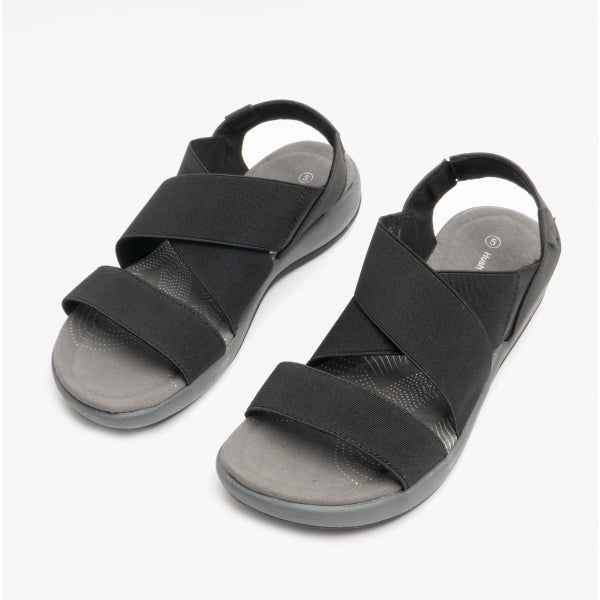 Hush Puppies SOPHIA Womens Sports Sandals Black