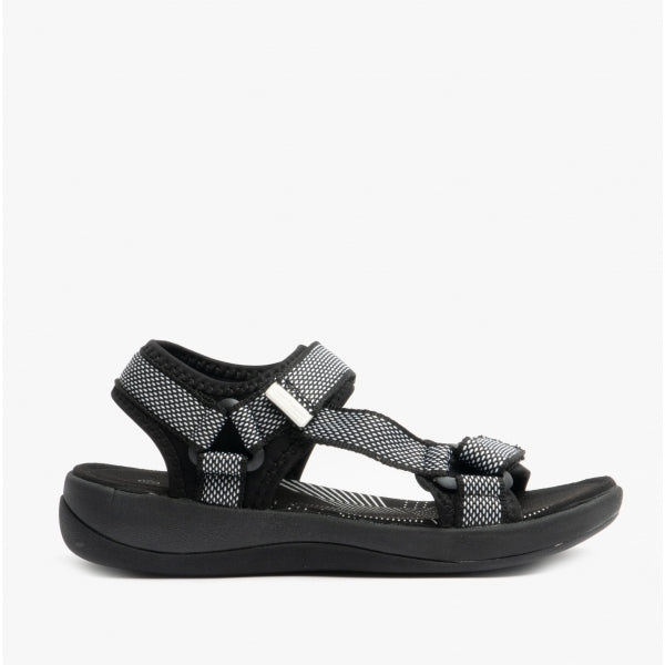 Hush Puppies SARA Womens Sports Sandals Black