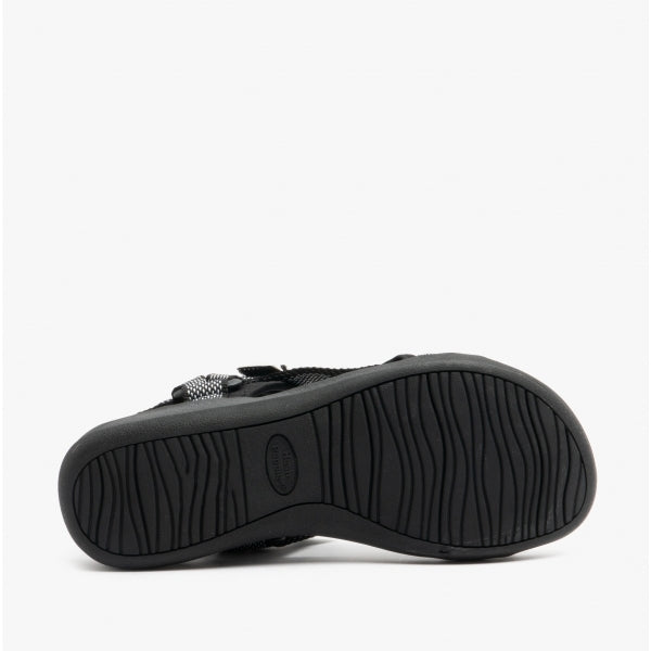 Hush Puppies SARA Womens Sports Sandals Black