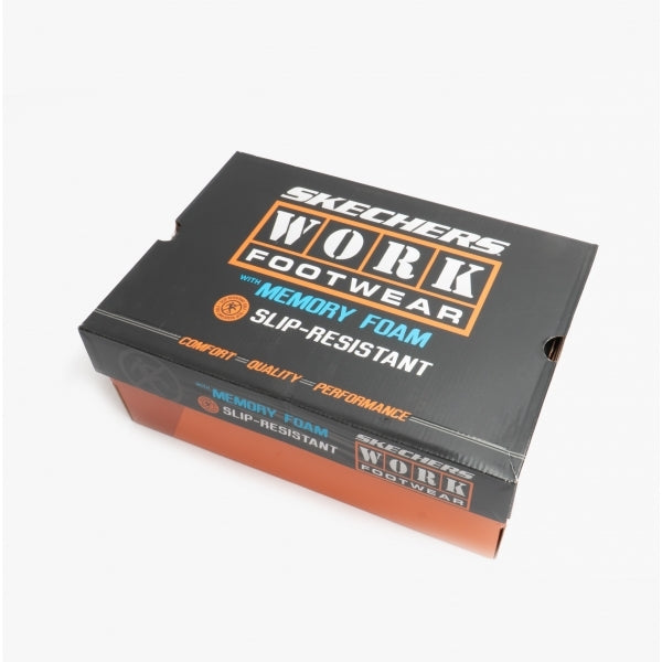 Skechers Work 200000EC FANNTER SR Mens Occupational Trainers Black
