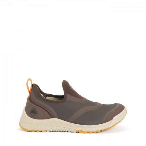 OUTSCAPE LOW Mens Rubber/Neoprene Waterproof Trainers Brown
