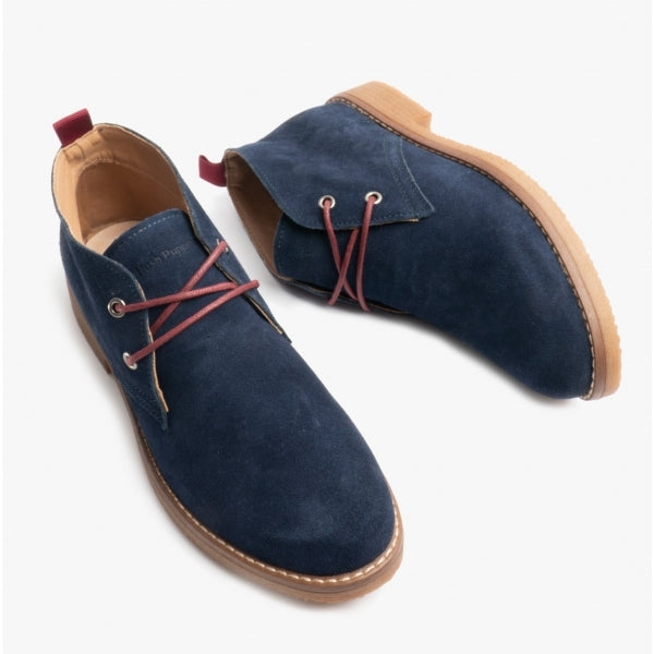 MARIE Womens Suede Ankle Boots Blue