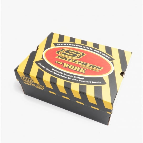 Skechers Work 200001EC TROPHUS Mens Safety Trainers Black