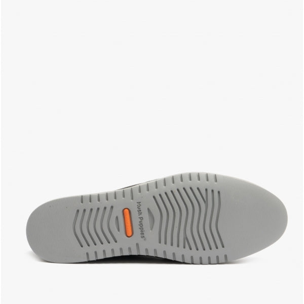 Hush Puppies EVERYDAY Womens Leather Casual Lace-up Shoes Black