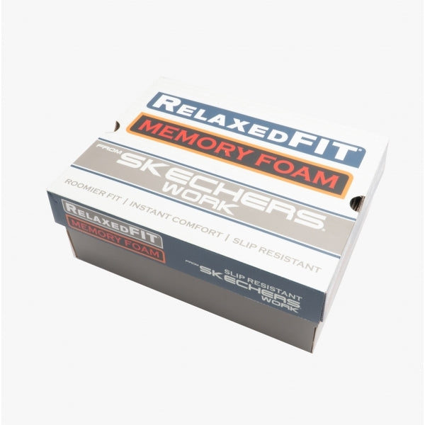 Skechers Work 77071EC FLEX ADVANTAGE- BRONWOOD SR Mens Occupational Shoes Black