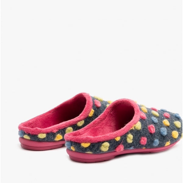 Sleepers AMY Womens Mule Slippers Fuchsia