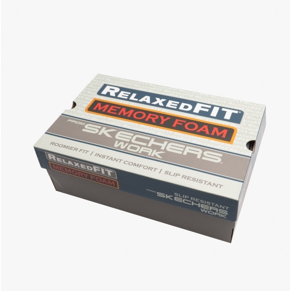 Skechers Work 77157EC NAMPA - GROTON SR Mens Occupational Trainers Black