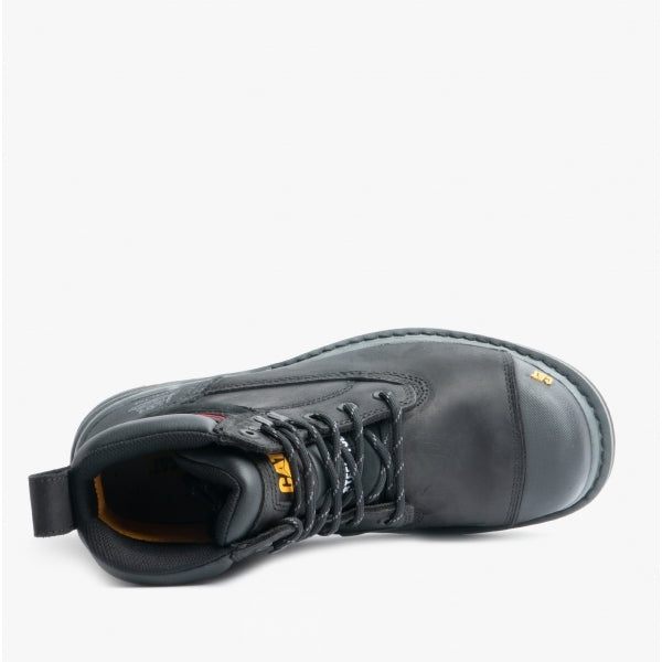 CAT GRAVEL 6" Mens Leather Safety Boots Black