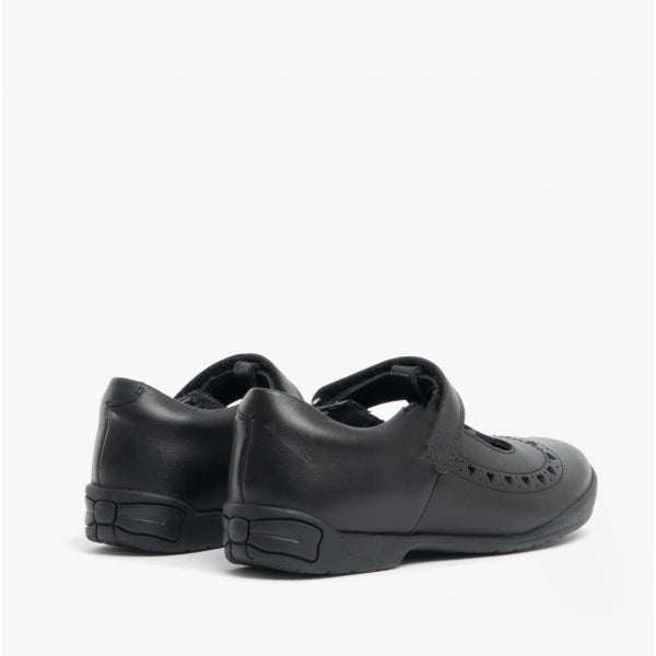 Start-Rite LEAP FROG Girls Leather T-Bar School Shoes Black