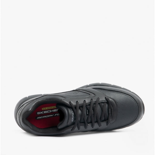 Skechers Work 77156EC NAMPA SR Mens Occupational Trainers Black