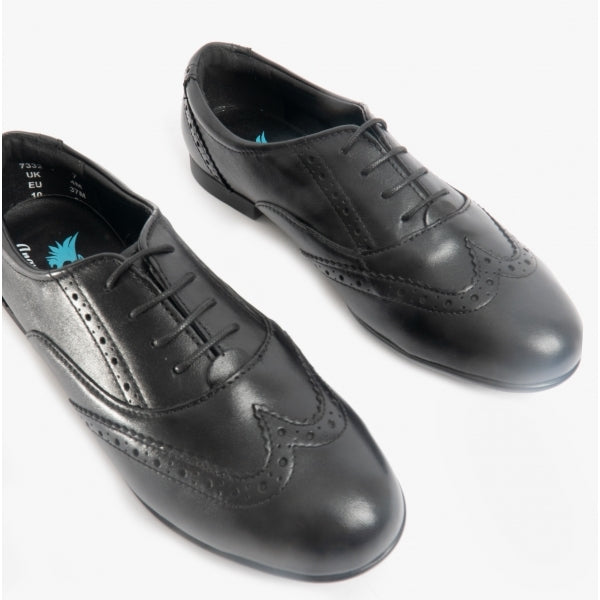 Start-Rite MATILDA Girls Leather Brogue School Shoes Black