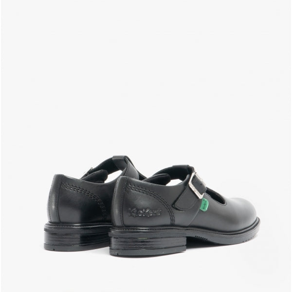 Kickers 114838 LACH Girls School Shoes Black