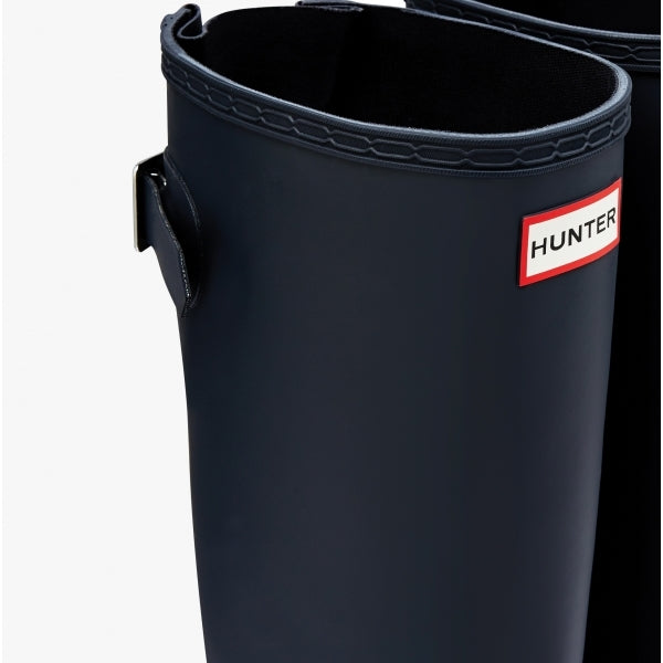 Hunter ORIGINAL TALL BACK ADJUSTABLE Womens Wellies Navy