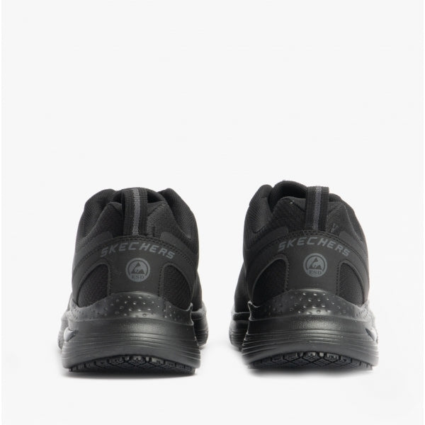 Skechers Work 200025EC ARCH FIT - AXTELL SR Mens Occupational Trainers Black