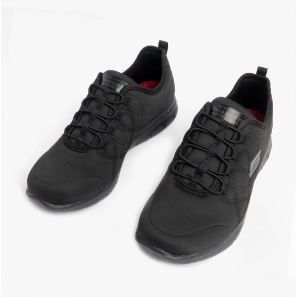Skechers Work 77211EC GHENTER - SRELT SR Womens Occupational Trainers Black