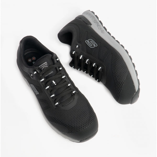 Skechers Work 200053EC BULKLIN - BRAGOO Mens Safety Trainers Black