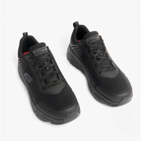 Skechers Work 200021EC MAX CUSHIONING ELITE - RYTAS SR Mens Occupational Trainers Black