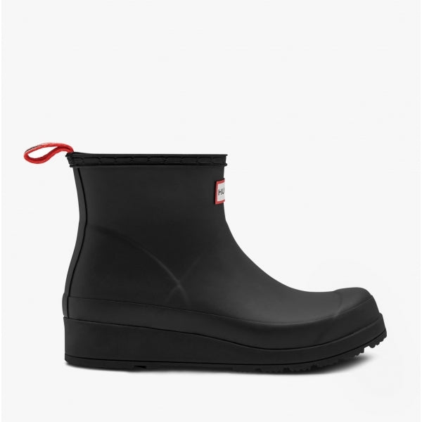 Hunter PLAY SHORT Womens Wellies Black