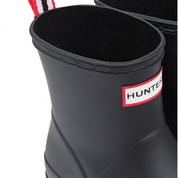 Hunter PLAY SHORT Womens Wellies Black