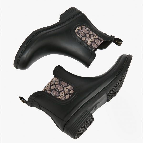 Joules RUTLAND Womens Rubber Ankle Wellies Black