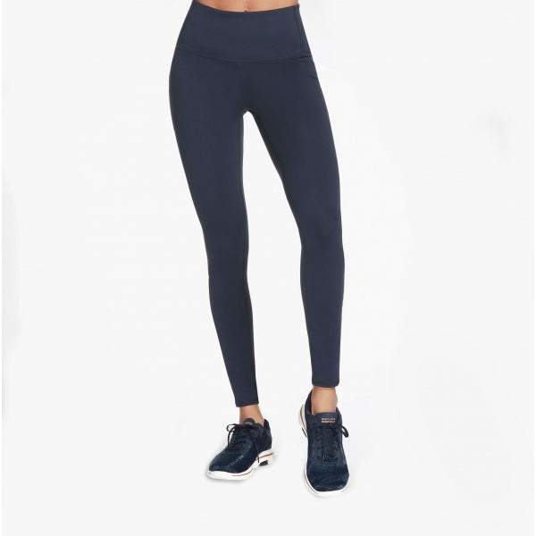 Skechers W03LG30B/NVY GOFLEX Womens Gym Leggings Blue Iris