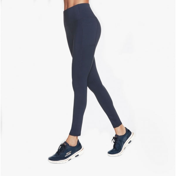 Skechers W03LG30B/NVY GOFLEX Womens Gym Leggings Blue Iris