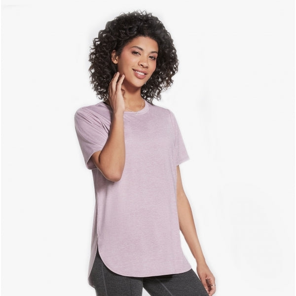 Skechers W3TS303/PRLV GO DRI ESSENTIAL TUNIC Womens T-Shirt Orchid Hush