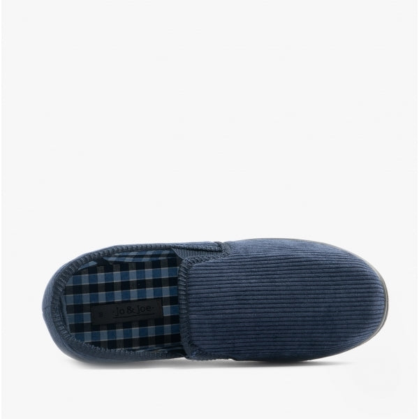 Jo & Joe WILLIAM Mens Full Slippers Navy