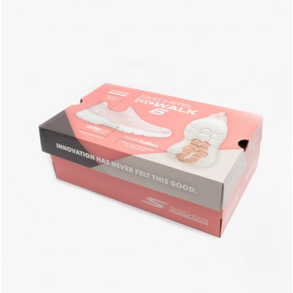 Skechers 124508/BBK GO WALK 6 BIG SPLASH Womens Slip On Trainers Black