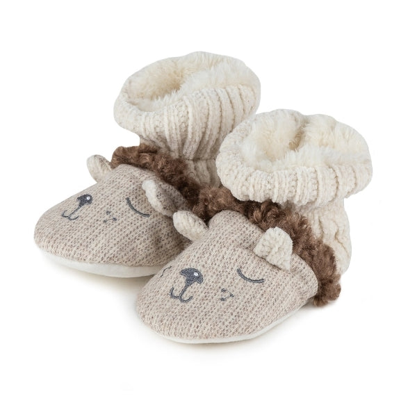 Totes Toasties LION Kids Wool Blend Bootie Slippers Multi