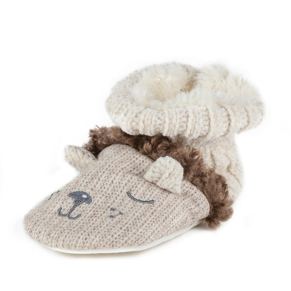Totes Toasties LION Kids Wool Blend Bootie Slippers Multi