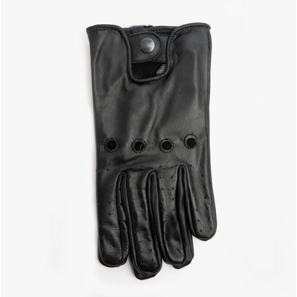 Jack & Jones DRIVER Mens Leather Driving Gloves Black