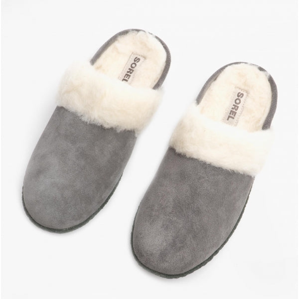 Sorel NAKISKA SLIDE II Womens Mule Slippers Quarry/Grill