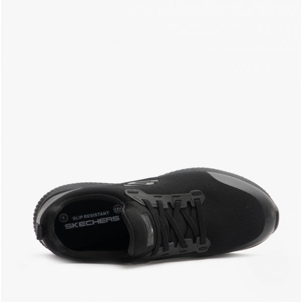 Skechers Work 200051EC SQUAD - MYTON SR Mens Occupational Trainers Black