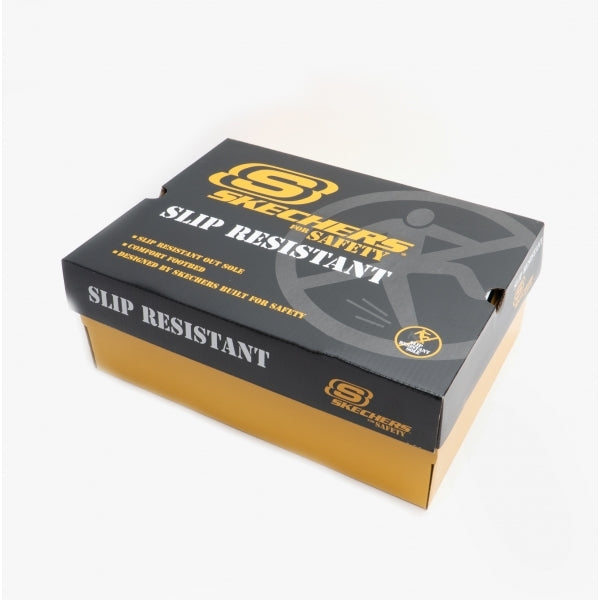 Skechers Work 200051EC SQUAD - MYTON SR Mens Occupational Trainers Black