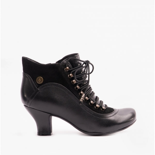 Hush Puppies VIVIANNA Womens Leather Boots Black