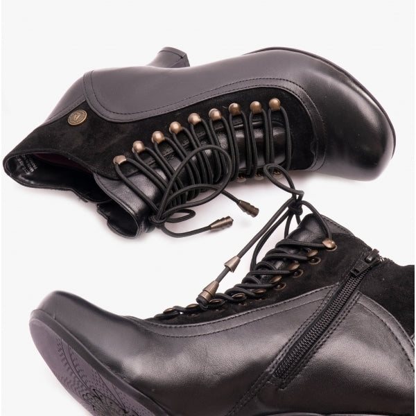 Hush Puppies VIVIANNA Womens Leather Boots Black