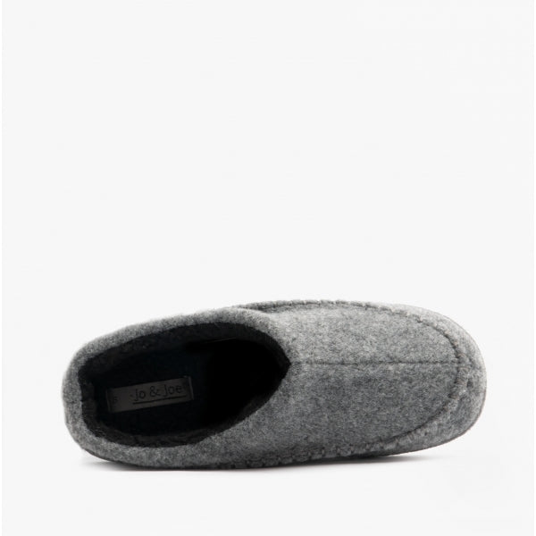 Jo & Joe SLIGO Mens Mule Slippers Grey