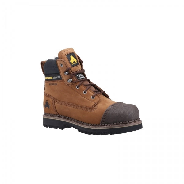 Amblers Safety AUSTWICK Mens Leather Safety Boots Brown