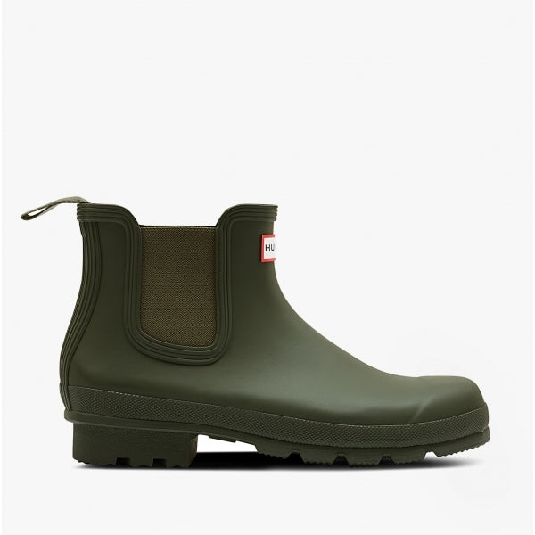 Hunter ORIGINAL CHELSEA Mens Wellies Dark Olive