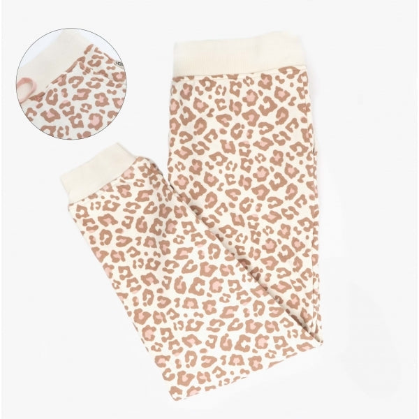 UGG KANTNER Womens Bottoms Vintage White Leopard