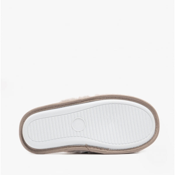 Jo & Joe BEAU Womens Mule Slippers Grey