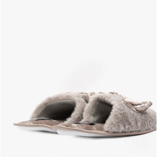 Jo & Joe BEAU Womens Mule Slippers Grey