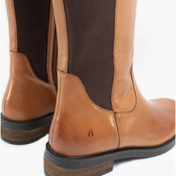 Hush Puppies CARLA Womens Leather Tall Boots Brown