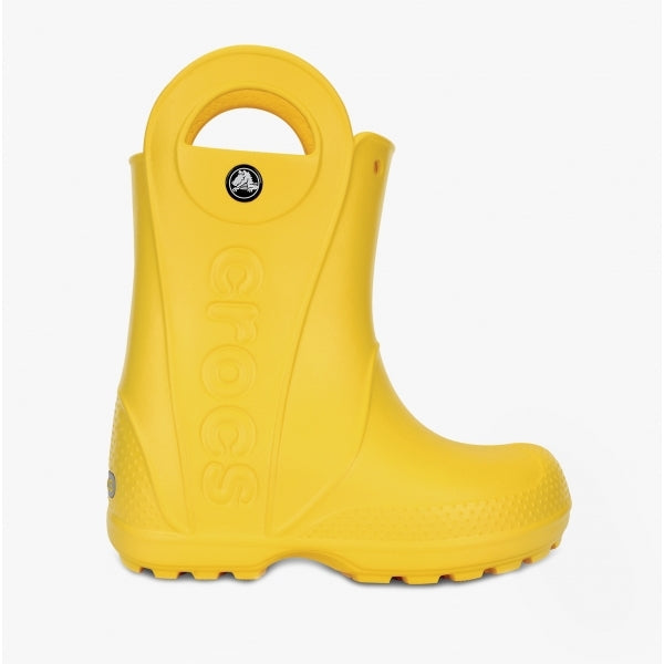 Crocs 12803-730 HANDLE IT RAIN BOOT Kids Wellies Yellow