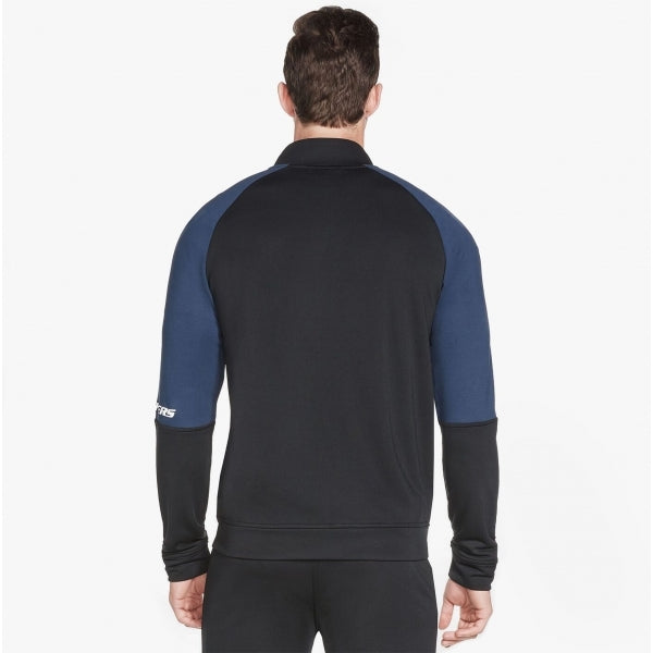 Skechers M3JA192/BLK SKECHTECH Mens Full Zip Jacket Bold Black