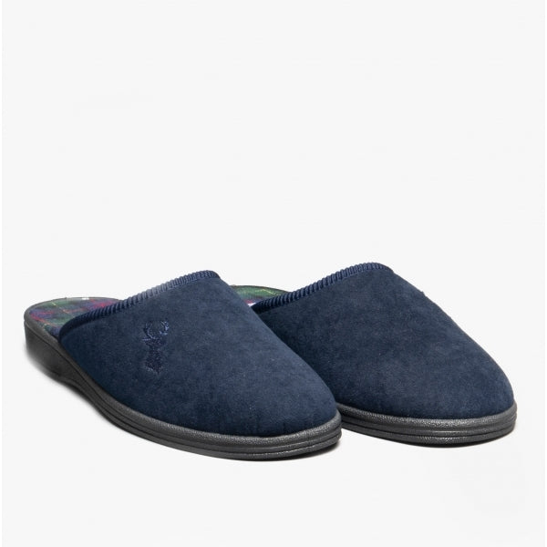 Mirak BUCK Mens Mule Slippers Navy
