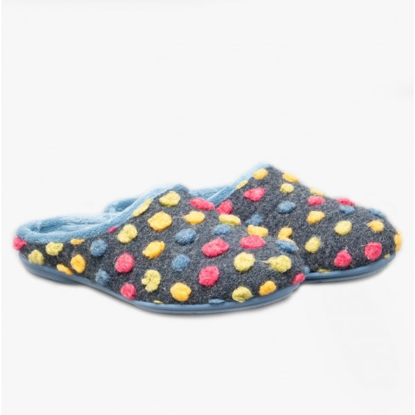 Sleepers AMY Womens Mule Slippers Blue