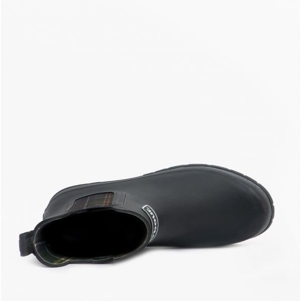 Barbour KINGHAM Womens Rubber Ankle Wellington Boots Black